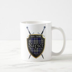 Mug Bouclier et épées de tartan de Napier de clan
