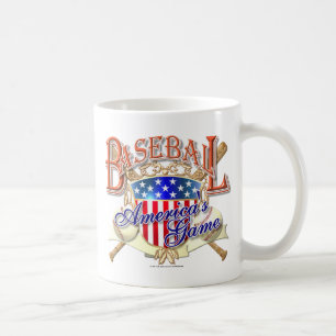 Mug Bouclier vintage des Etats-Unis de base-ball
