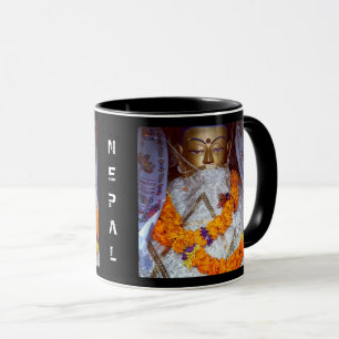 Mug Bouddha antique, L'Himalaya - Népal (Tibet)