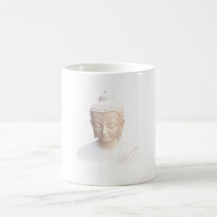 Mug Bouddha en blanc   Sérénité Méditative Et Calme