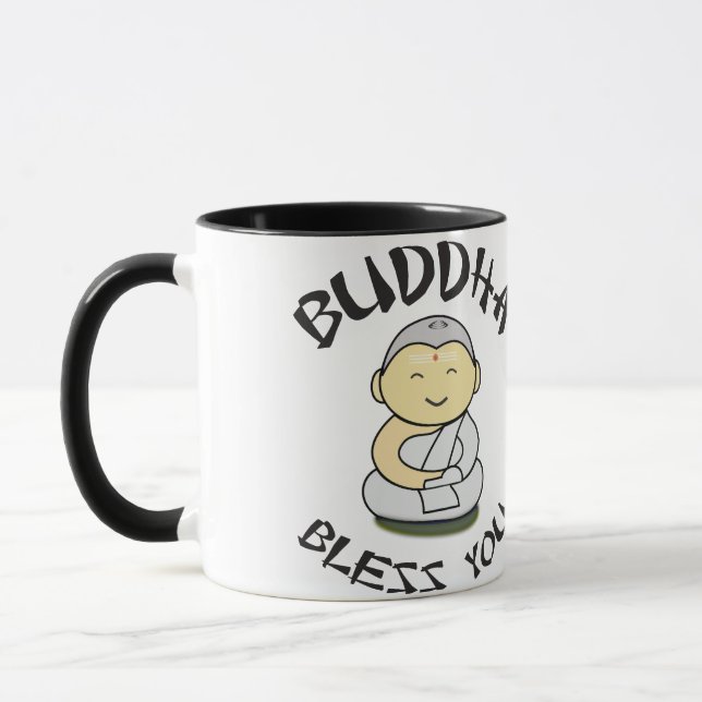 Mug Bouddha Vous Bénis - Joli Bouddha (Gauche)