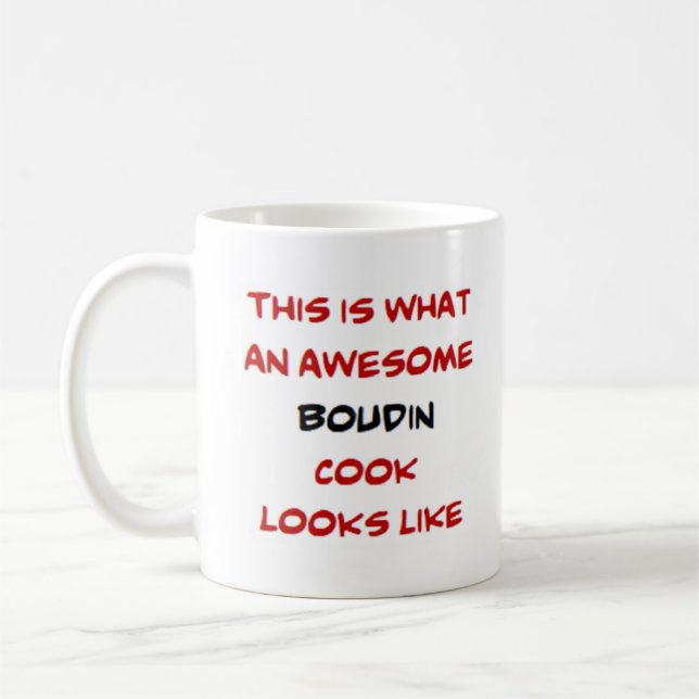Mug boudin cuisinier, génial (Gauche)