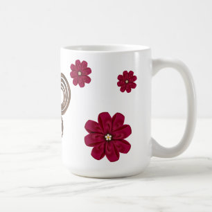 Mug Boue à fleurs papillon