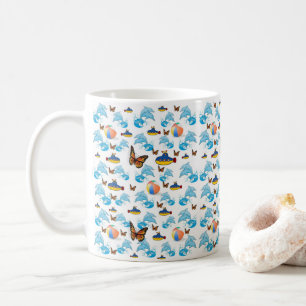 Mug Boue à papillon dauphin