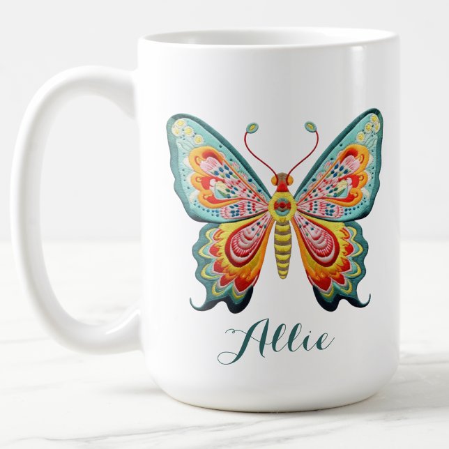 Mug Boue à papillon personnalisée (Créateur téléchargé)