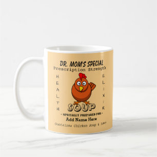 Mug Boue à soupe de poulet personnalisée