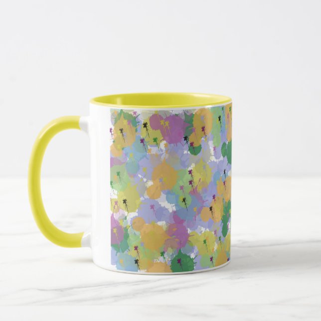 Mug Boue Abstraite à éclaboussure de couleur - Robe Ar (Gauche)