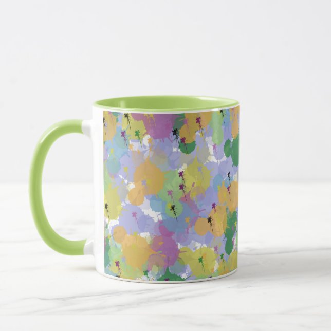 Mug Boue Abstraite à éclaboussure de couleur - Robe Ar (Gauche)