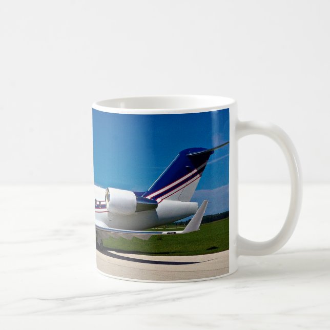 Mug Boue avion Challenger Jet (Droite)