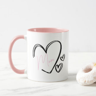 Mug Boue cardiaque personnalisable