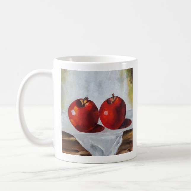 Mug Boue classique aux pommes rouges, 325 ml (Gauche)