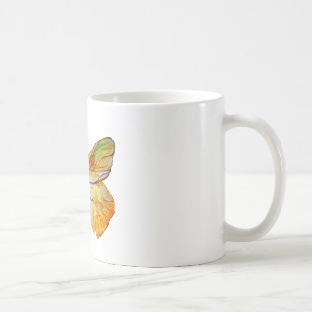 Mug Boue classique de papillon d'aquarelle (Droite)