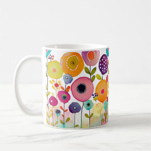 Mug Boue d'alimentation colorée en aquarelle, 325 ml