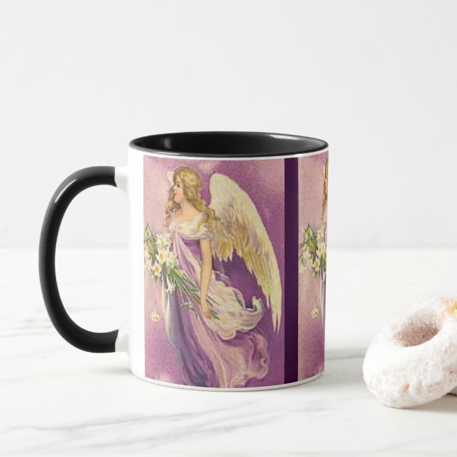Mug Boue d'ange de Pâques vintage (Avec donut)