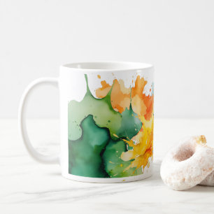 Mug Boue d'aquarelle Abstraite