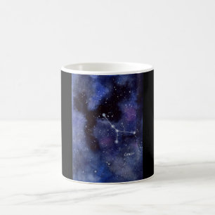 Mug Boue d'aquarelle de la galaxie du cancer
