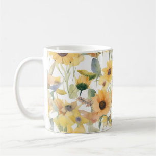 Mug Boue d'aquarelle tournesol