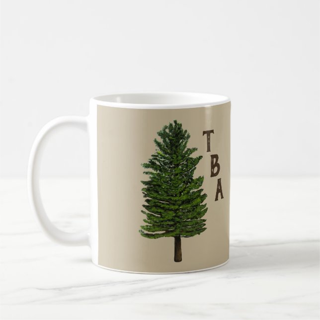 Mug Boue d'arbre à pin (Gauche)