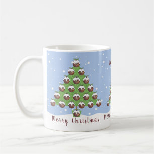 Mug Boue d'arbre de Noël personnalisée