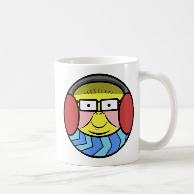 Mug Boue de café à visage d'hiver (Droite)