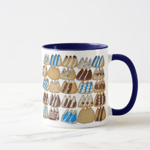 Mug Boue de café avec les biscuits cuits au four
