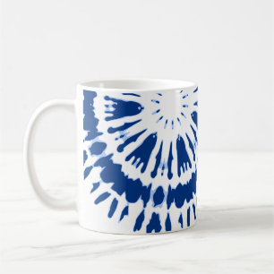 Mug Boue de café Indigo Blue Tie Dye