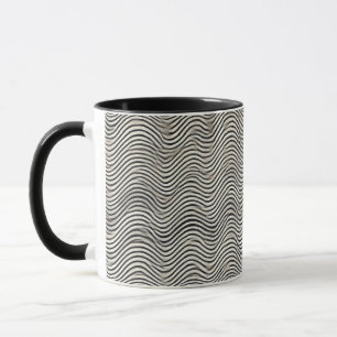 Mug Boue de café minimaliste Waves