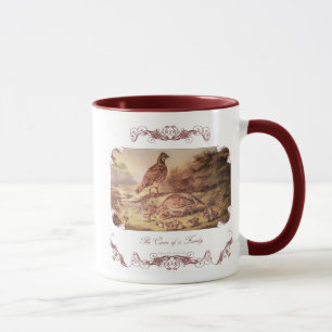 Mug Boue de café Quail Family