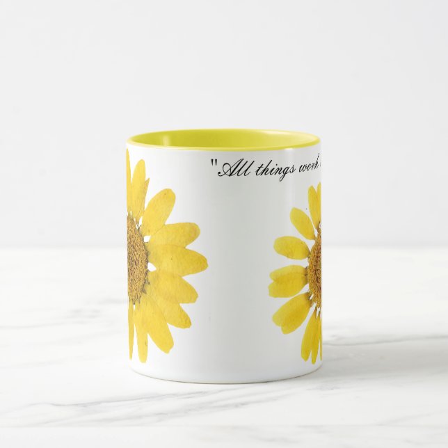 Mug Boue de café tournesol (Centre)