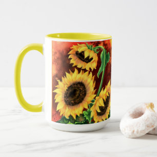 Mug Boue de café tournesol