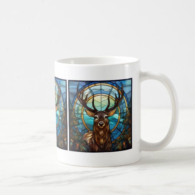 Mug Boue de cerfs en verre tendu (Droite)