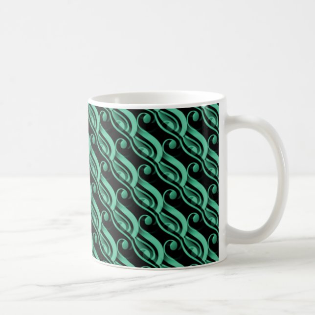 Mug Boue De Charme Sans Effort, Vert Menthe (Droite)