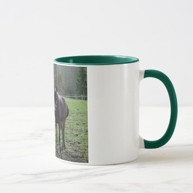 Mug Boue de chevaux - choisir style & couleur (Droite)