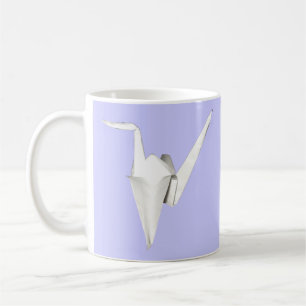 Mug Boue de grues en papier blanc