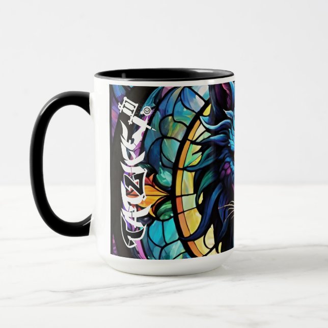Mug Boue de loup de verre tendu (Gauche)
