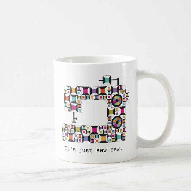 Mug Boue de Motif à couture colorée (Droite)