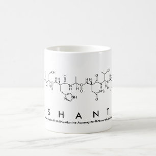 Mug Boue de nom de peptide Ashanti