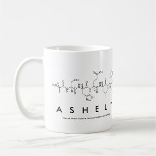 Mug Boue de nom de peptide Ashely