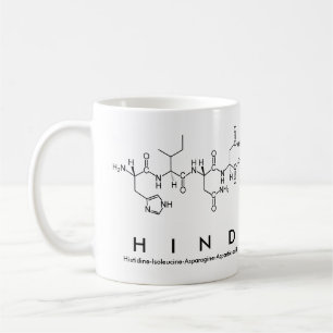 Mug Boue de nom du peptide caché
