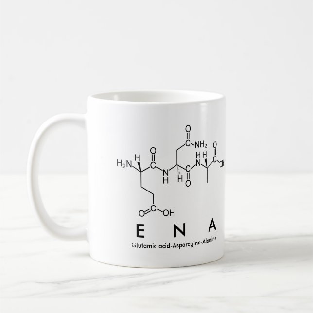 Mug Boue de nom du peptide Ena (Gauche)