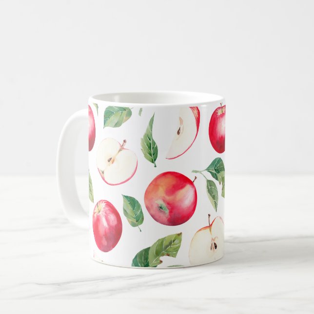Mug Boue de pommes rouges (Devant gauche)