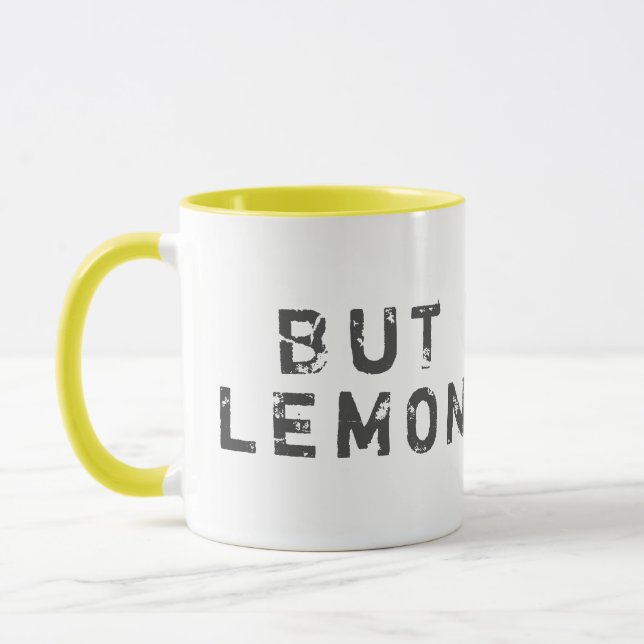 Mug Boue d'eau au citron (Gauche)