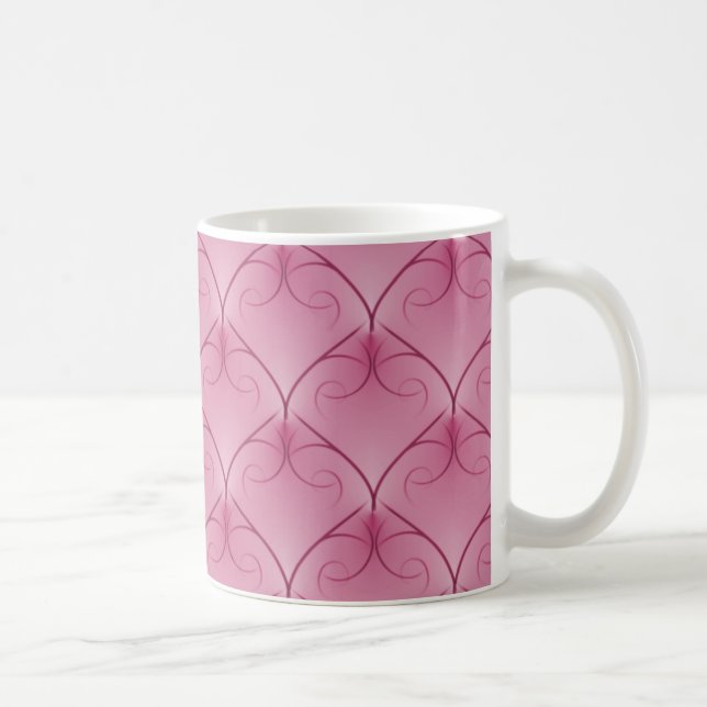 Mug Boue D'Élégance Sans Précédent, Rose Doux (Droite)