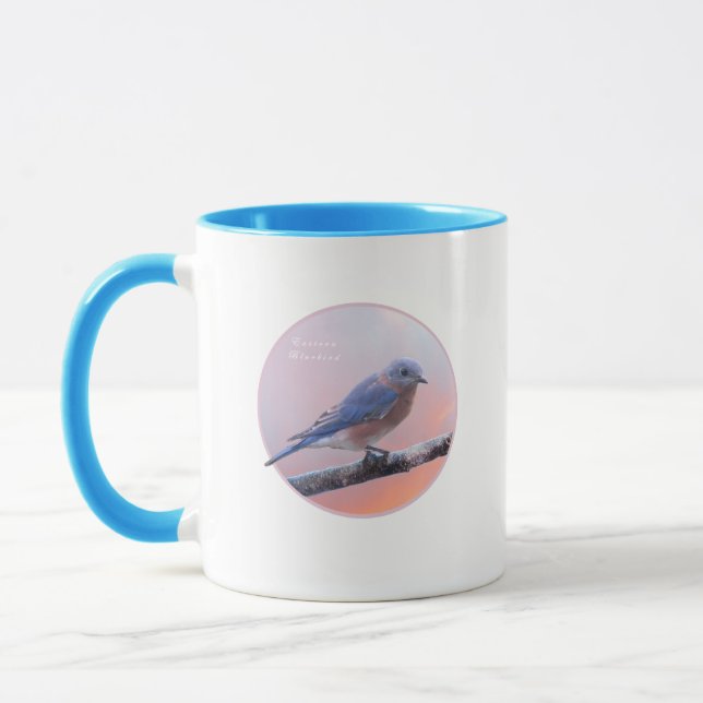 Mug Boue d'oiseau bleu de l'Est (Gauche)