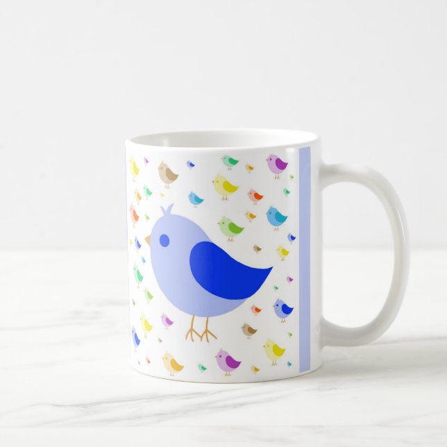Mug Boue d'oiseaux mignonne (Droite)