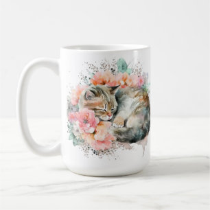 Mug Boue en céramique de ligne de chatons adorables