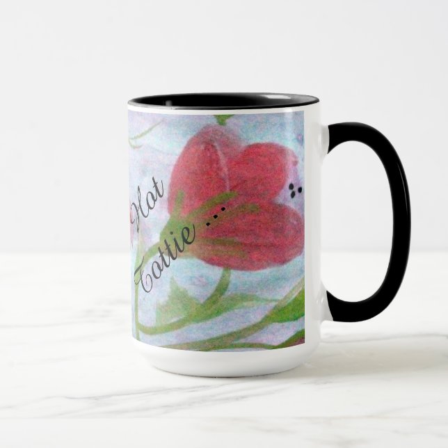 Mug Boue florale Tottie chaude (Droite)