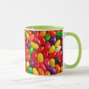 Mug Boue motif de jellybean colorée