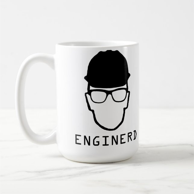 Mug Boue nerd d'ingénierie inerte (Gauche)