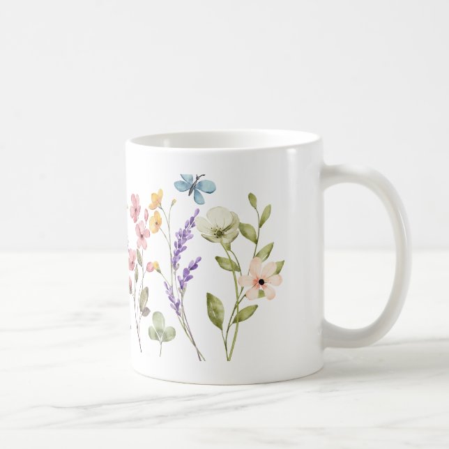 Mug Boue sauvage florissante (Droite)